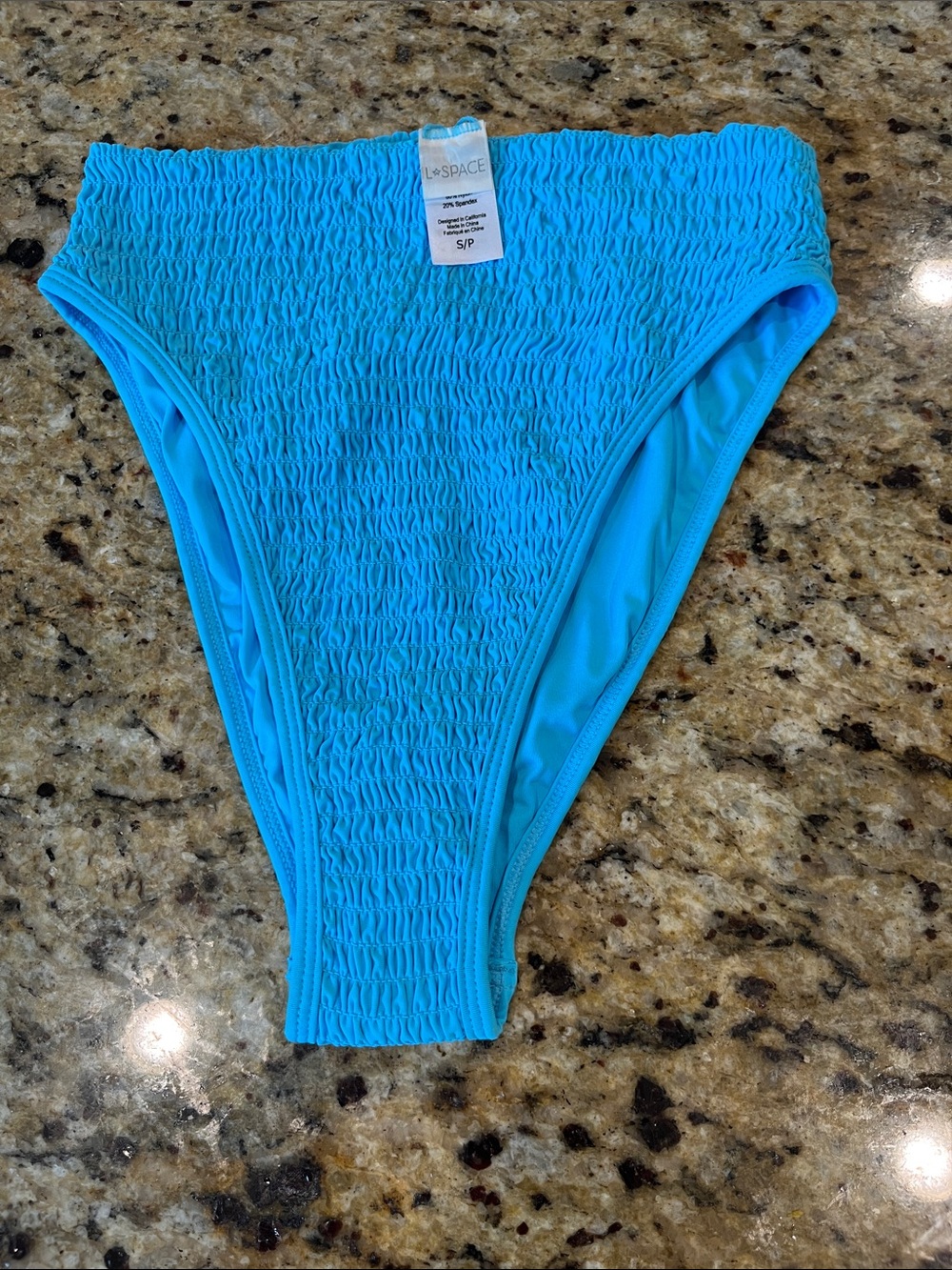 L*Space “Barlette” bikini bottoms in light blue.  Brand new. Women’s sz small